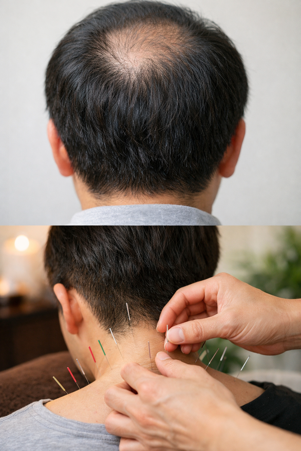 後頭部の薄毛はなぜ起こる？鍼治療でできること